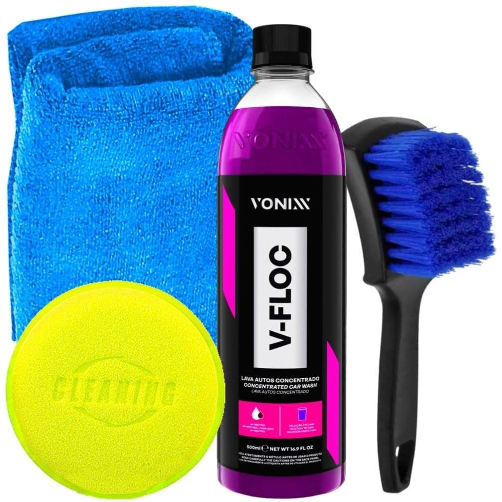 Kit Completo Estética Automotiva Vonixx & Karbox: Brilho Impecável!