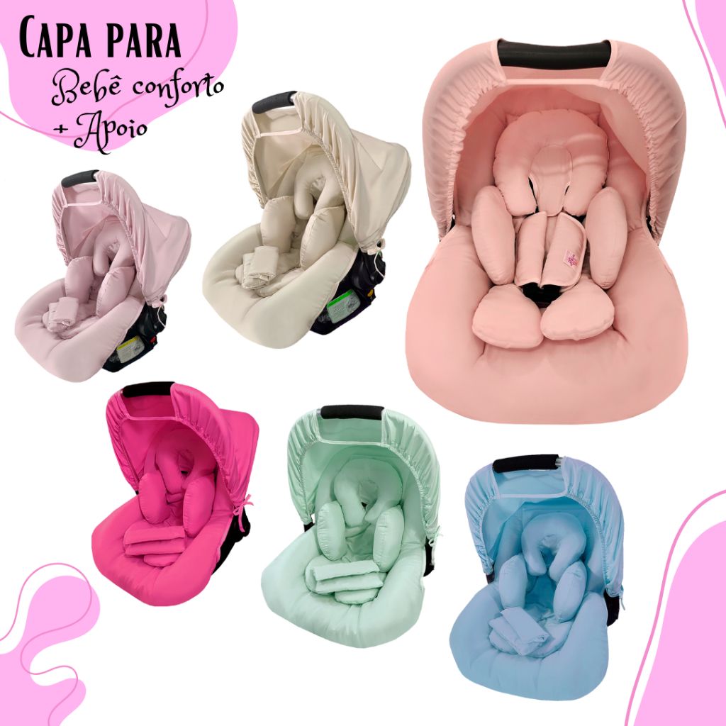 Kit Conforto Bebê: Capa, Protetor Solar e Mais!