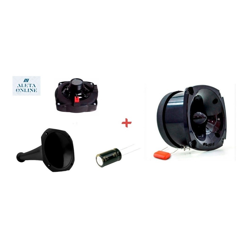 Kit Corneta e Tweeter Unlike 100W - Som Potente!