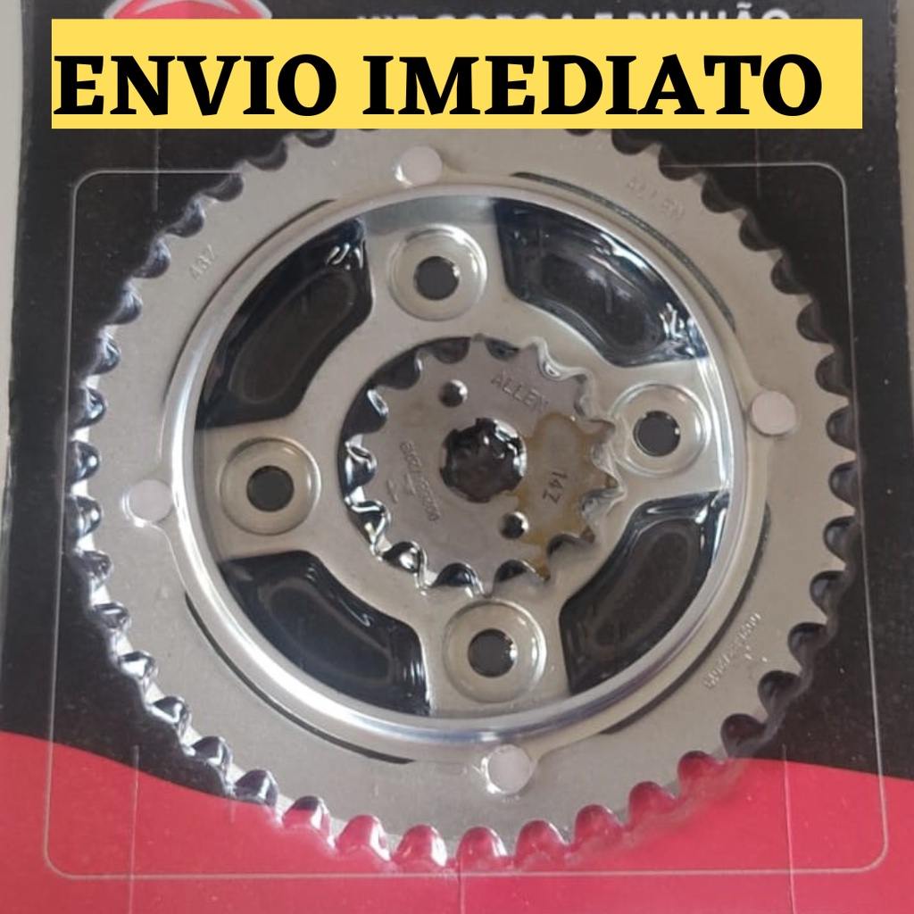 Kit Coroa e Pinhão CG 125 Fan: Potência e Durabilidade!