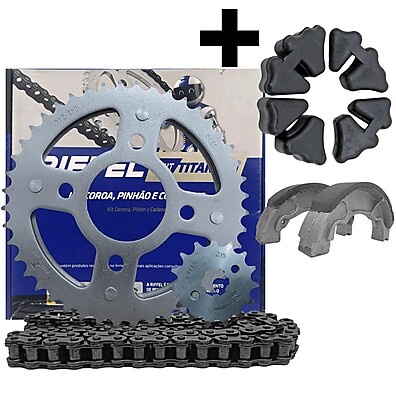 Kit Coroa Pinhão CG 160 Riffel: Troca Fácil e Durabilidade