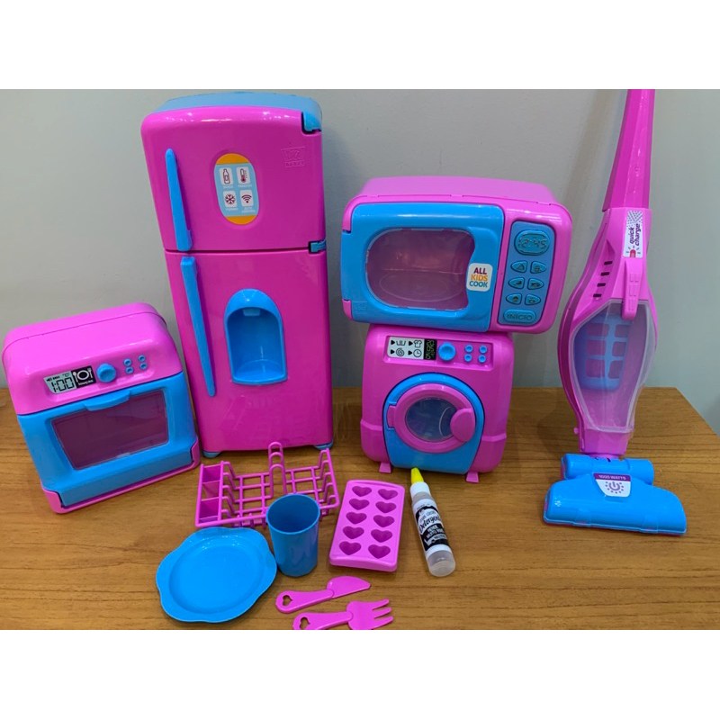 Kit Cozinha e Casa Infantil Completo – Brinquedo Faz de Conta para Crianças
