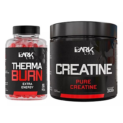 Kit Creatina + Termogênico Dark Lab: Força e Queima de Gordura