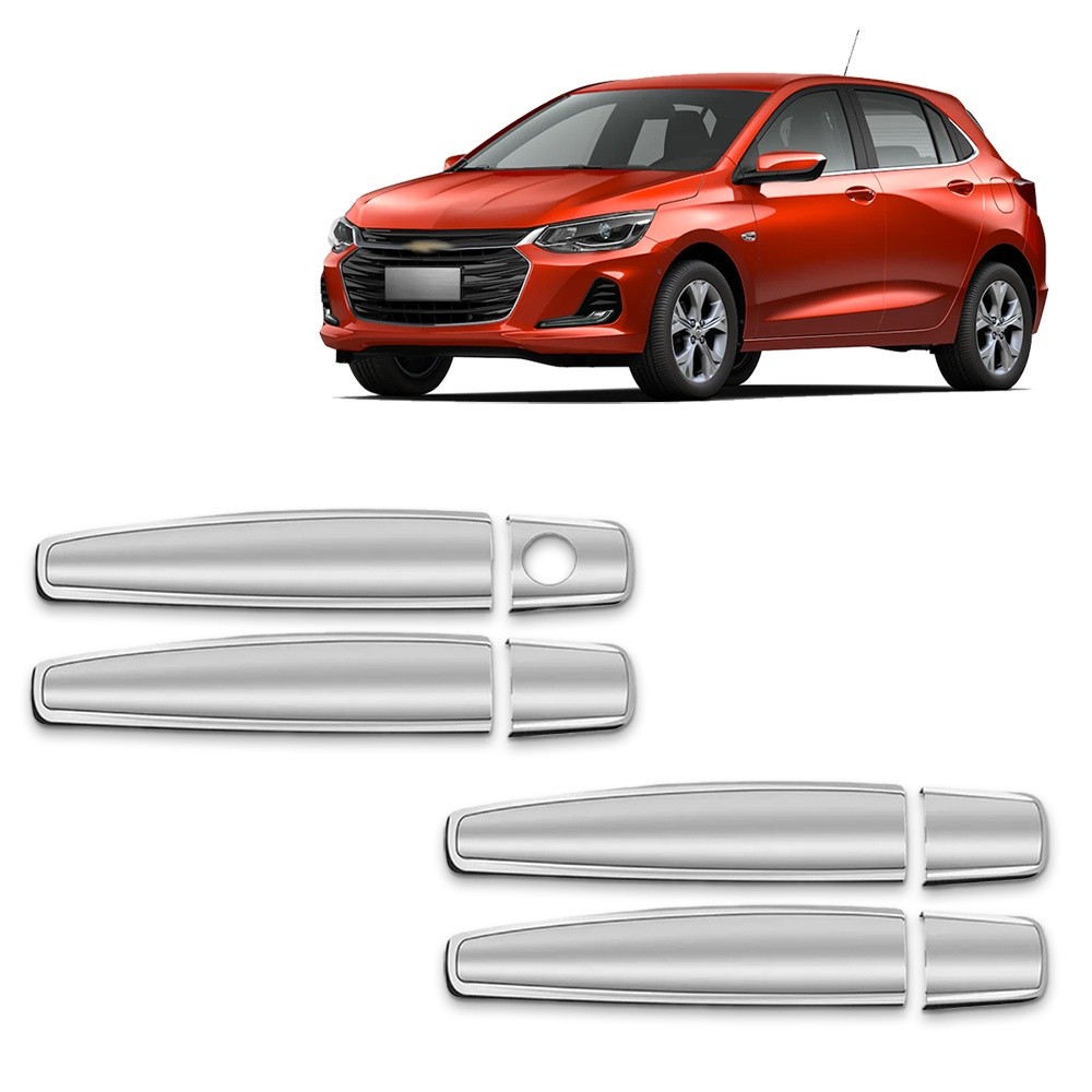 Kit Cromado para Maçanetas Chevrolet: Elegância e Durabilidade para Seu Veículo