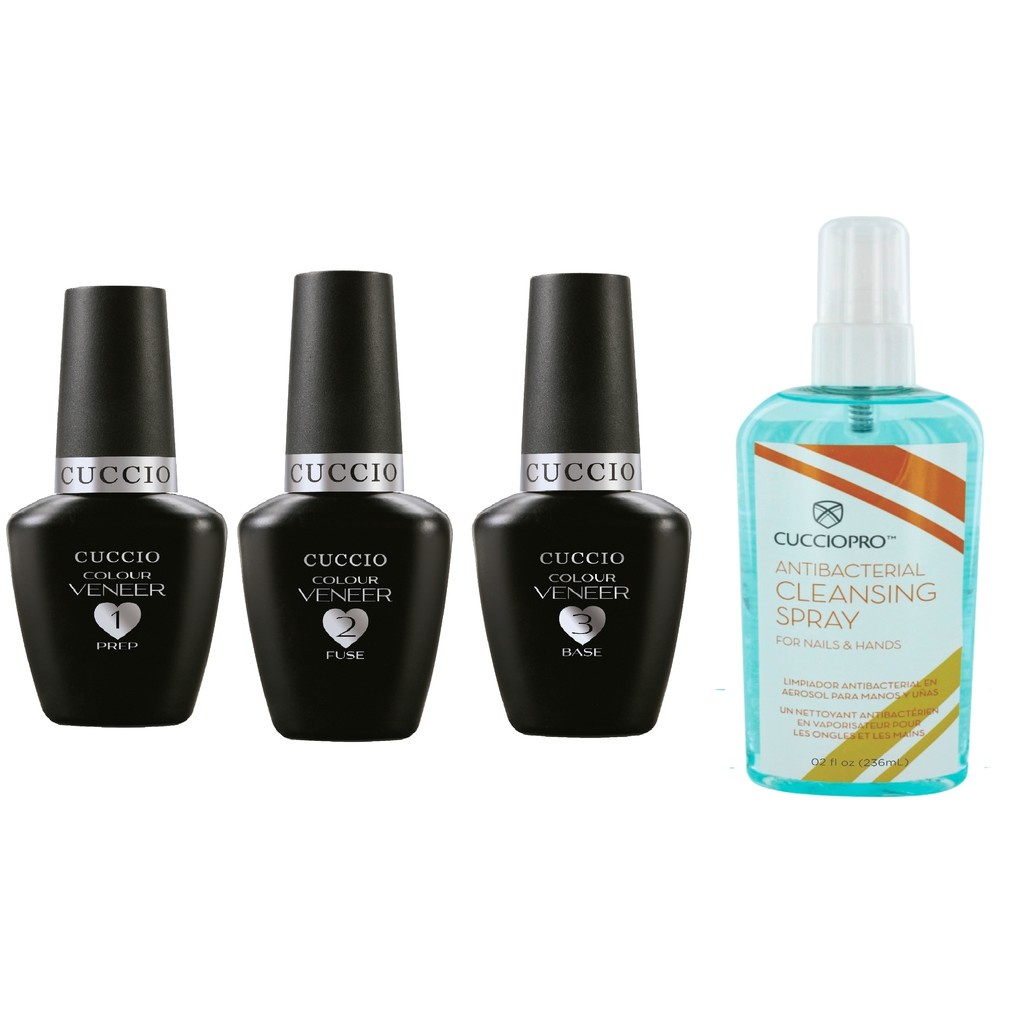 Kit Cuccio Profissional: Preparação e Cuidado de Unhas em 4 Passos
