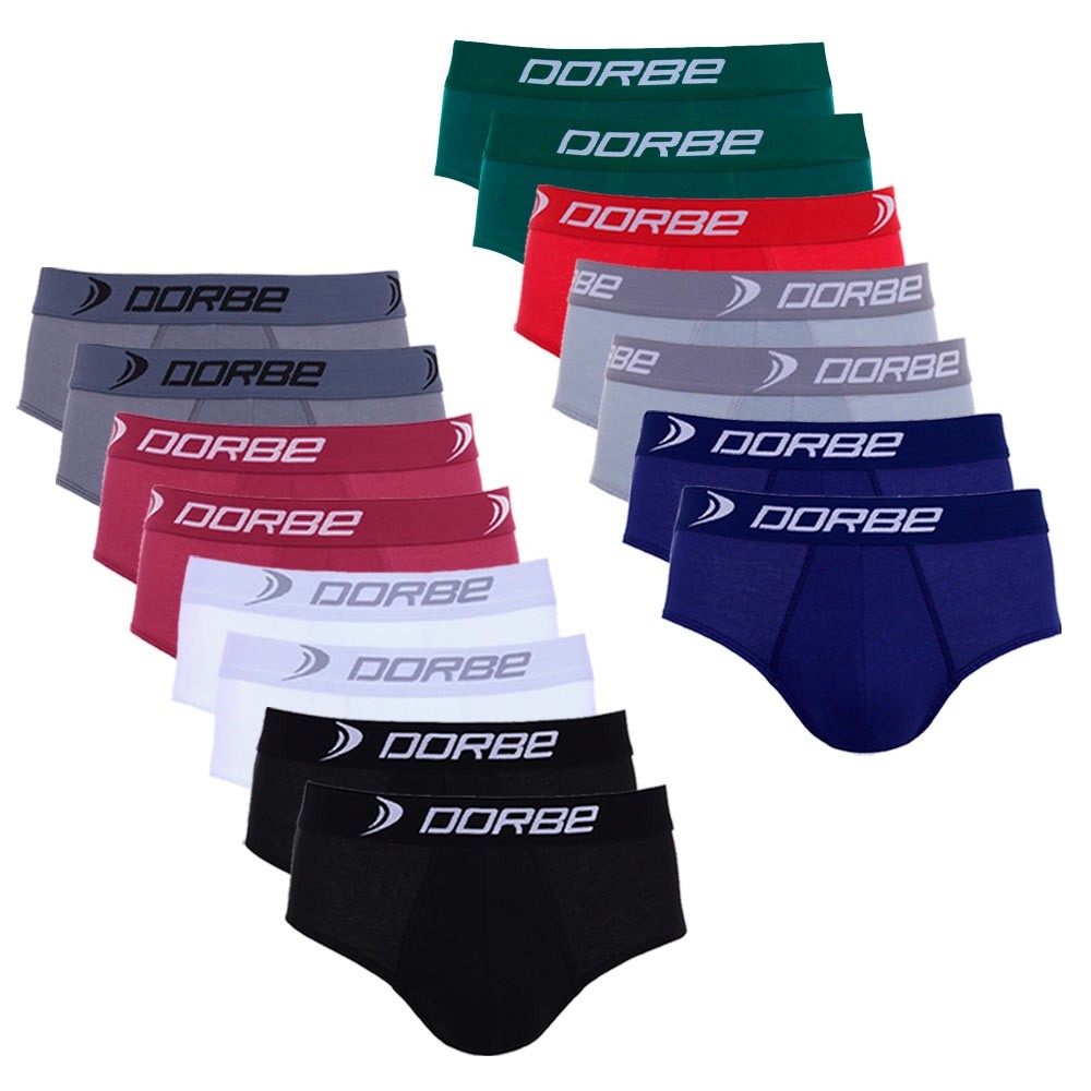 Kit Cuecas Slip Algodão Dorbe: Conforto e Qualidade!