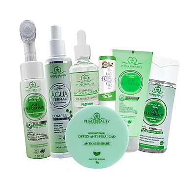Kit Cuidado Facial Antioleosidade PhálleBeauty: 7 Itens para Pele Oleosa