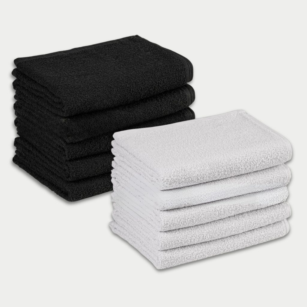 Kit de 30 Toalhas de Rosto Grande Profissional para Salão e Barbearia