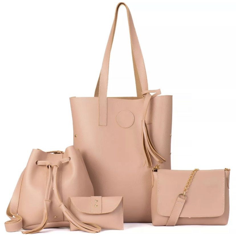 Kit de 4 Bolsas Femininas Práticas para Todo Dia