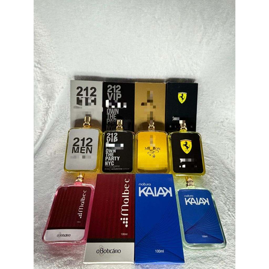 Kit de 6 Perfumes Masculinos 100ml: Descubra Seu Aroma Perfeito