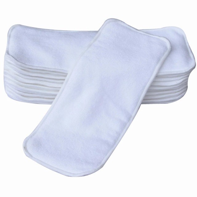Kit de Absorventes para Fralda Ecológica Reutilizável: 4 Unidades com 6 Camadas