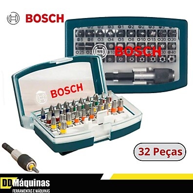 Kit de Bits Bosch 32pçs: Parafusos Sem Stress!