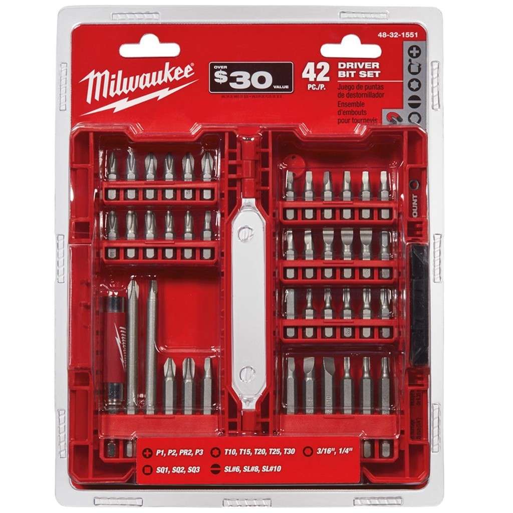 Kit de Bits Milwaukee: 42 Peças para Todas as Suas Necessidades