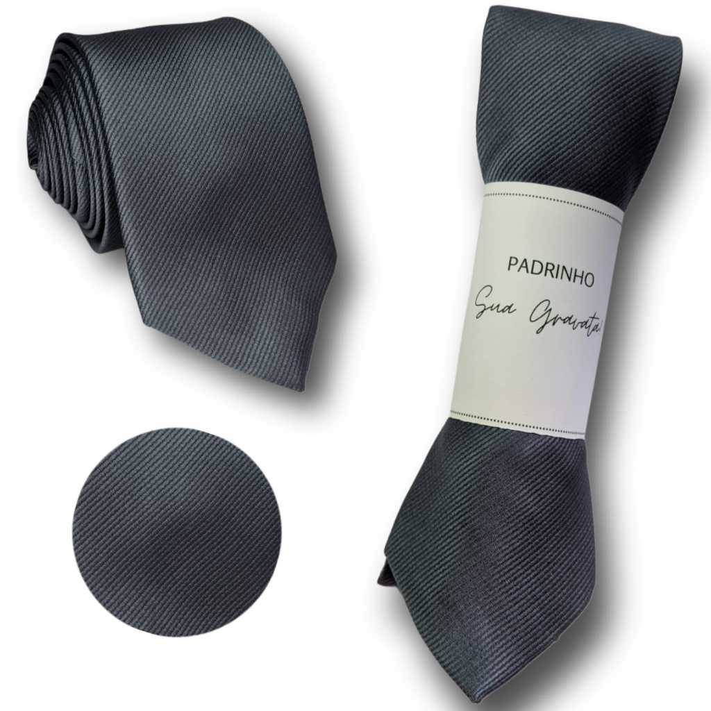 kit-de-gravatas-cinza-chumbo-slim-para-padrinhos-de-casamento