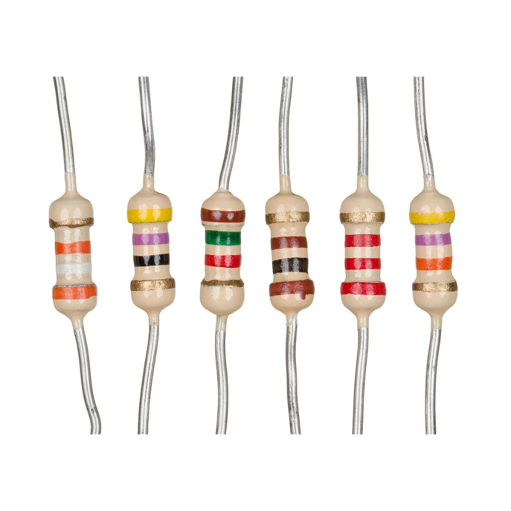 Kit de Resistores CR25 1/4W: 5 Valores Essenciais para Seu Projeto Eletrônico