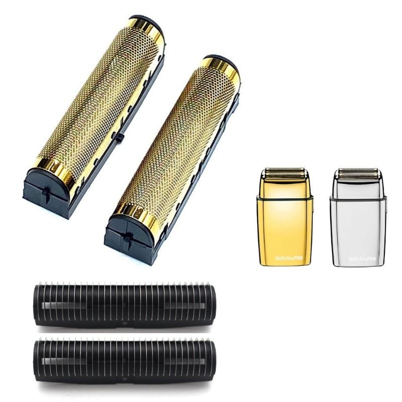 Kit de Substituição Babyliss Fx02: 2 Telas + 2 Lâminas