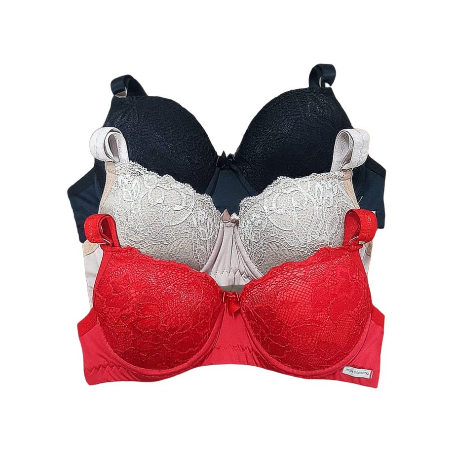 Kit de Sutiãs Push Up com Efeito Silicone: Conforto e Sofisticação