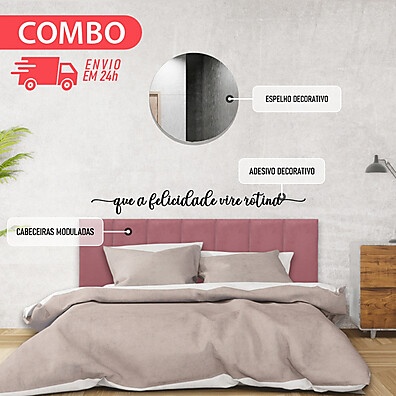 Kit Decoração Moderna para Quarto de Casal – Completo e Estiloso