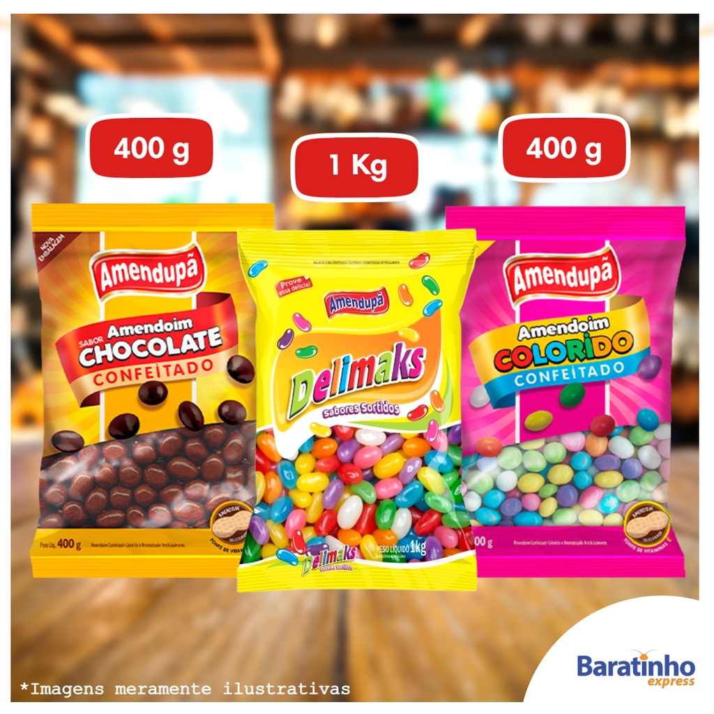 Kit Delícia: Jujuba, Chocolate e Confeito!