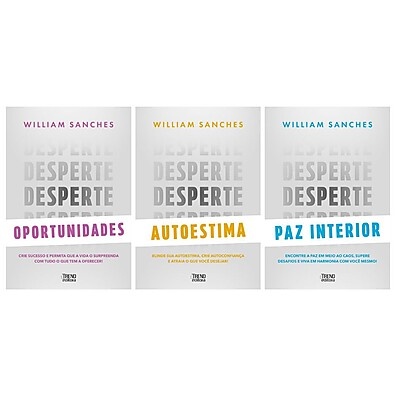 Kit Desperte - William Sanches: 3 Livros para Transformar Sua Vida