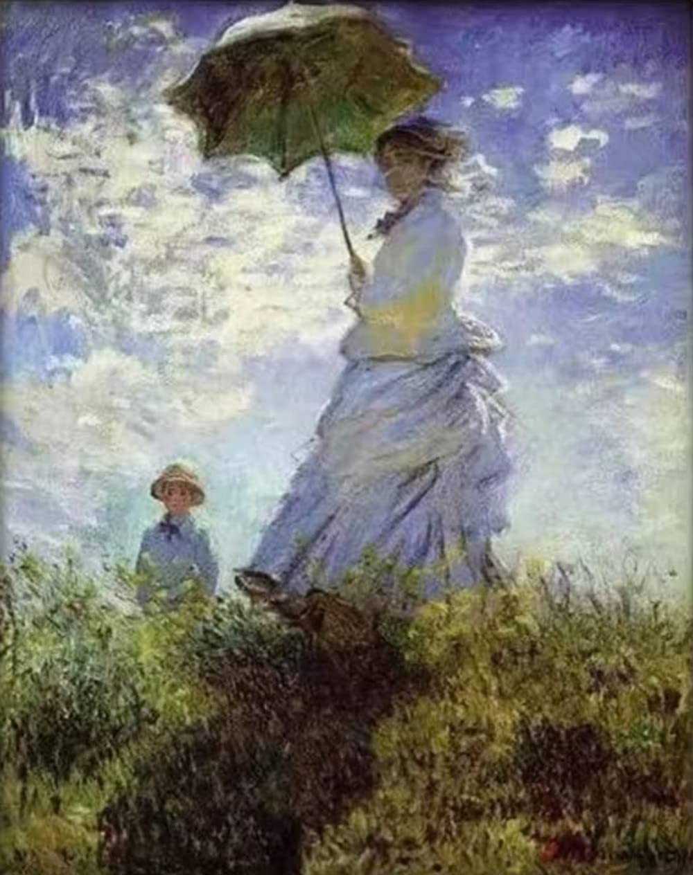 LXTONG Monet - Kit de Pintura de Diamante 5D com Cristais Redondos para Artesanato e Decoração (30x40 cm)