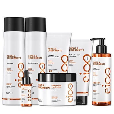 Kit Eico Pro Força & Crescimento: Cresça cabelos fortes e longos