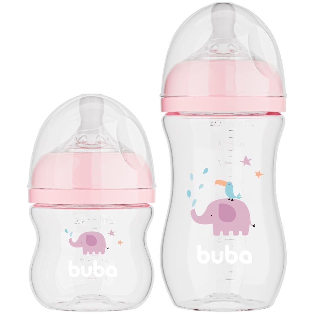 kit-elefante-buba-a-mamadeiras-sistema-flow-2-120270ml-rosa-anticolico-easy-a