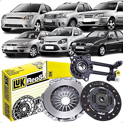 Kit Embreagem + Atuador LUK para Ford Fiesta, Focus, Ecosport e Ka