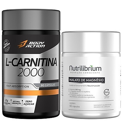 Kit Energia & Performance: L-Carnitina + Magnésio