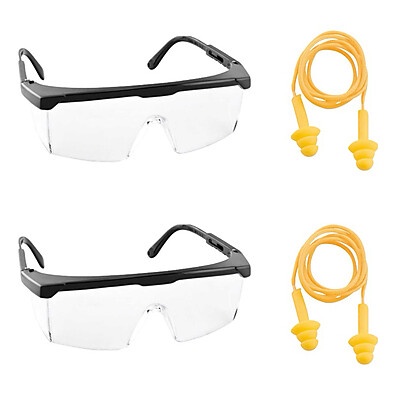 Kit EPI Completo: Óculos e Protetor Auricular