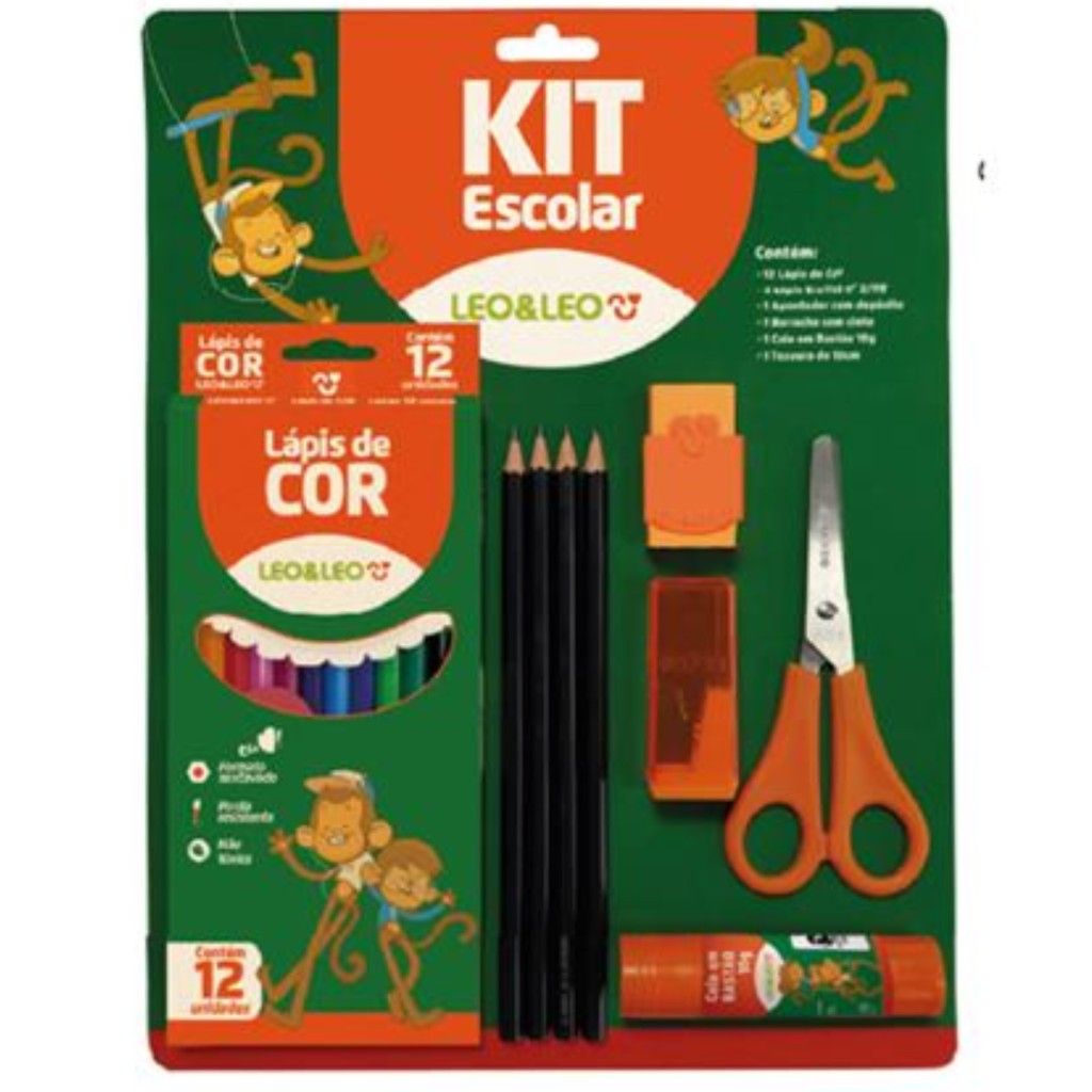 Kit Escolar Completo: 20 Peças Essenciais!
