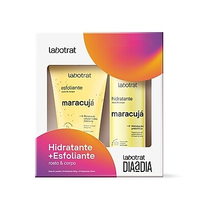 Kit Esfoliante e Hidratante Maracujá Labotrat: Segredo da Pele Radiante