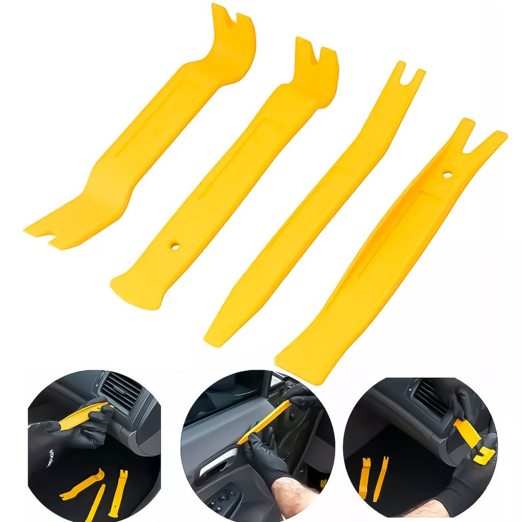 Kit Espátulas Automotivas: Desmonte Painéis Sem Danos