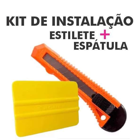 Kit Estilete e Espátula para Instalar Papel de Parede