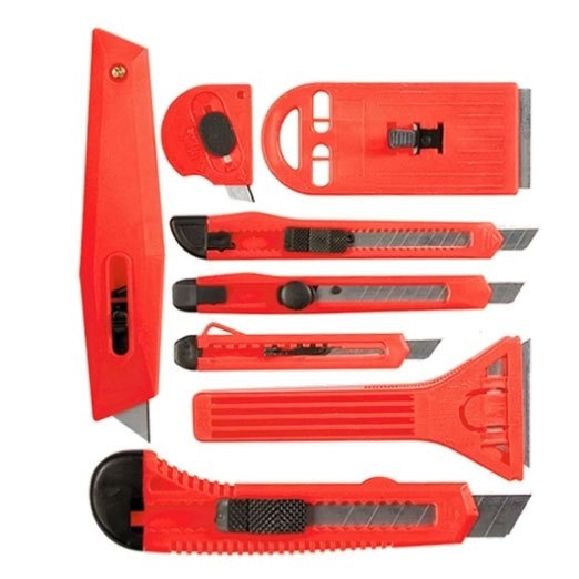 Kit Estilete e Raspador 8 Peças: Corte Fácil!