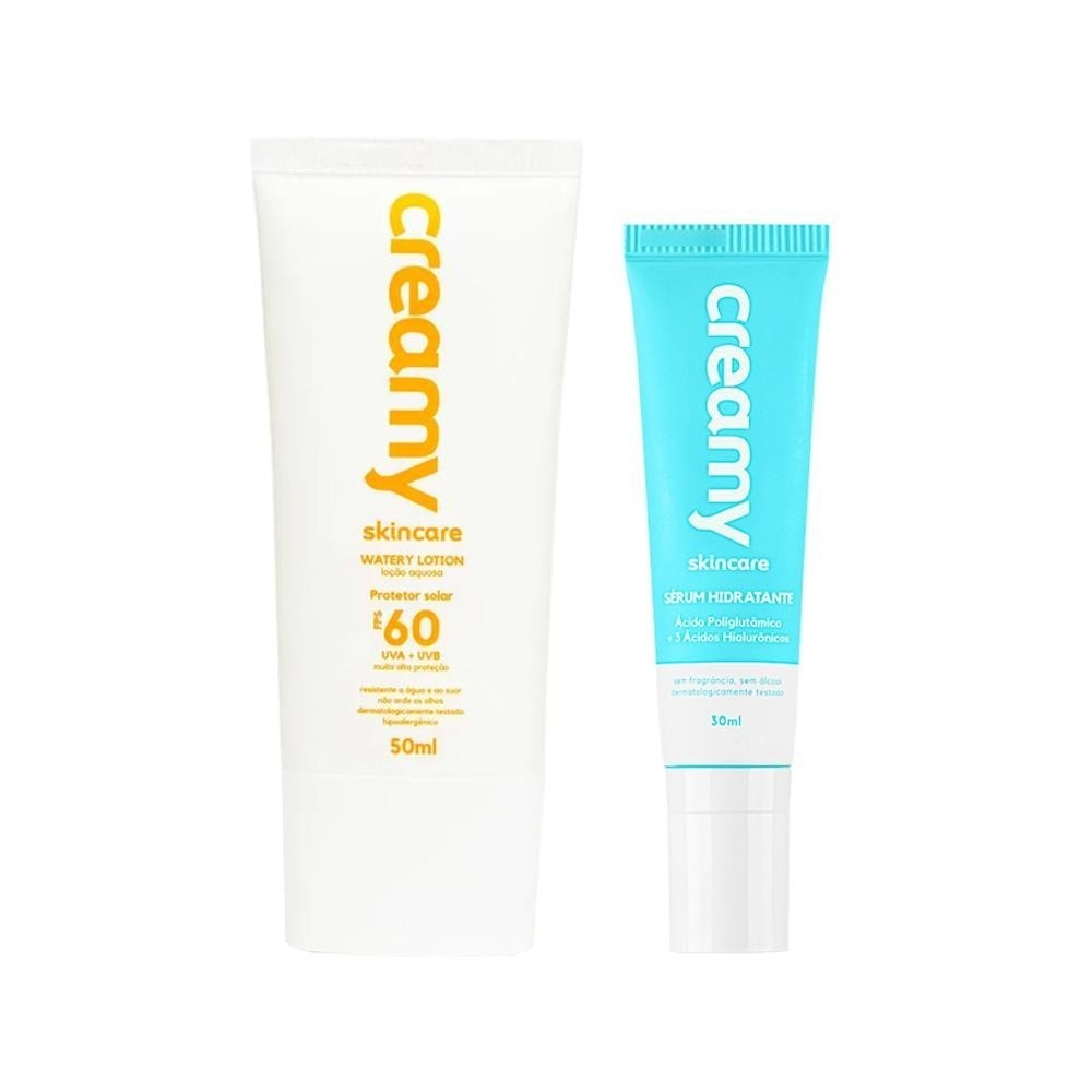 Kit Facial Creamy: Proteção Solar + Hidratação