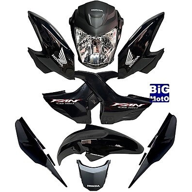 Kit Fan CG160 2022/23/24 Preto Completo: Estilo e Qualidade em Uma Única Peça