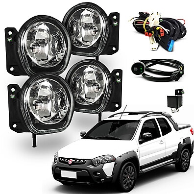 Kit Farol Auxiliar Milha Strada Adventure: +Visão e Segurança