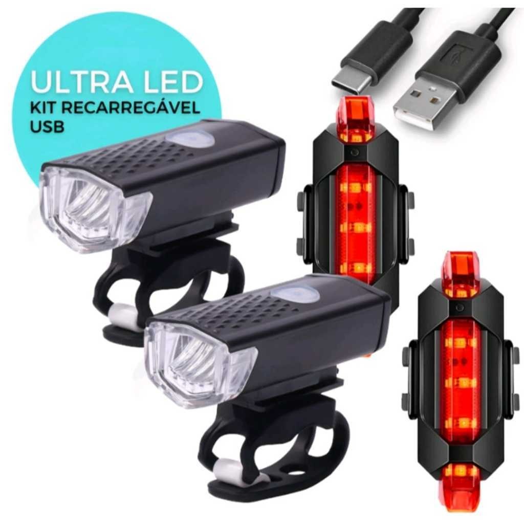 Kit Farol Lanterna Bike: Segurança e Visibilidade