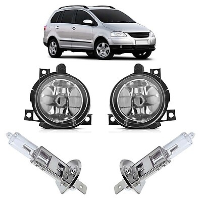 Kit Farol Milha Auxiliar + Lâmpada H3 para Spacefox