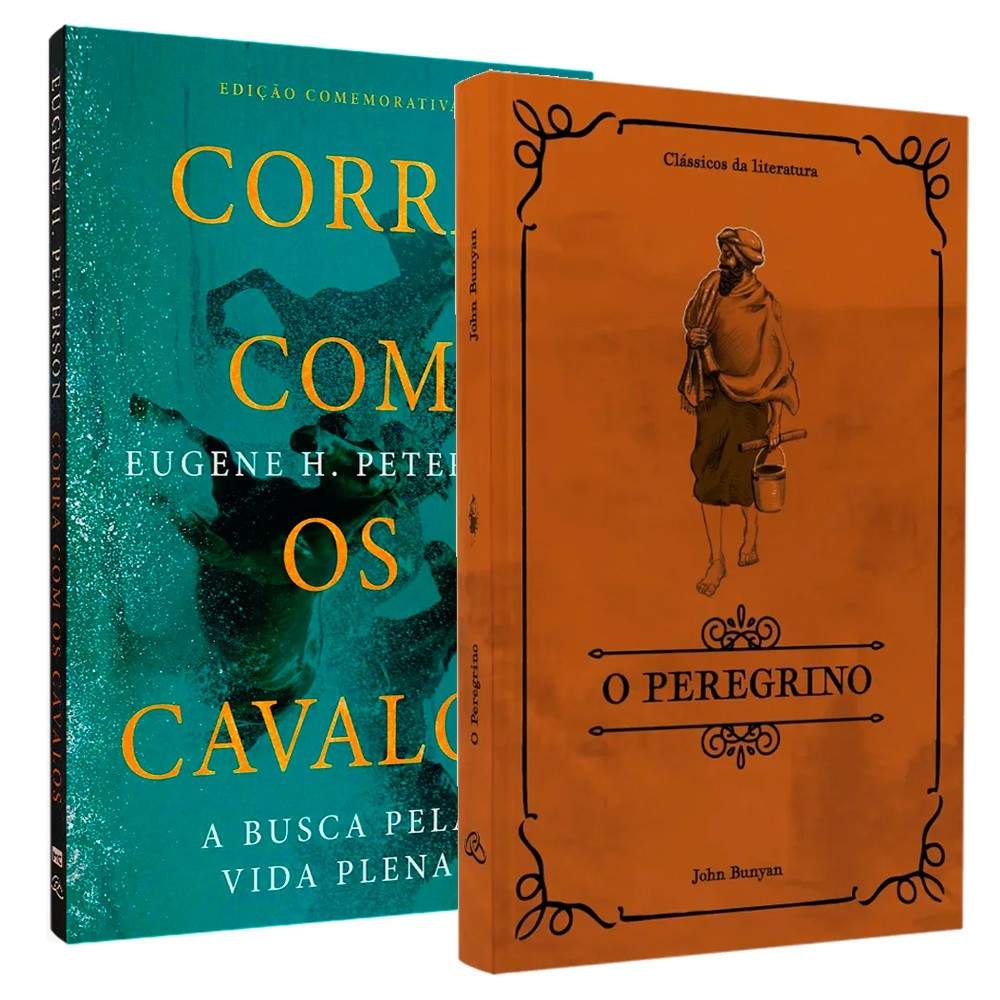 Kit Fé em Movimento: Livros O Peregrino + Corra