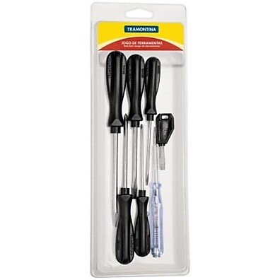 Kit Ferramentas 7 Peças Tramontina 43408/109 – Essencial para Qualquer Casa