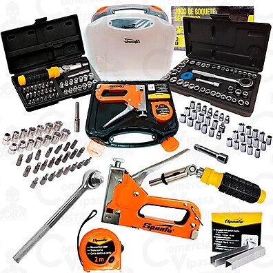 Kit Ferramentas 84 Peças: Completo e Versátil!