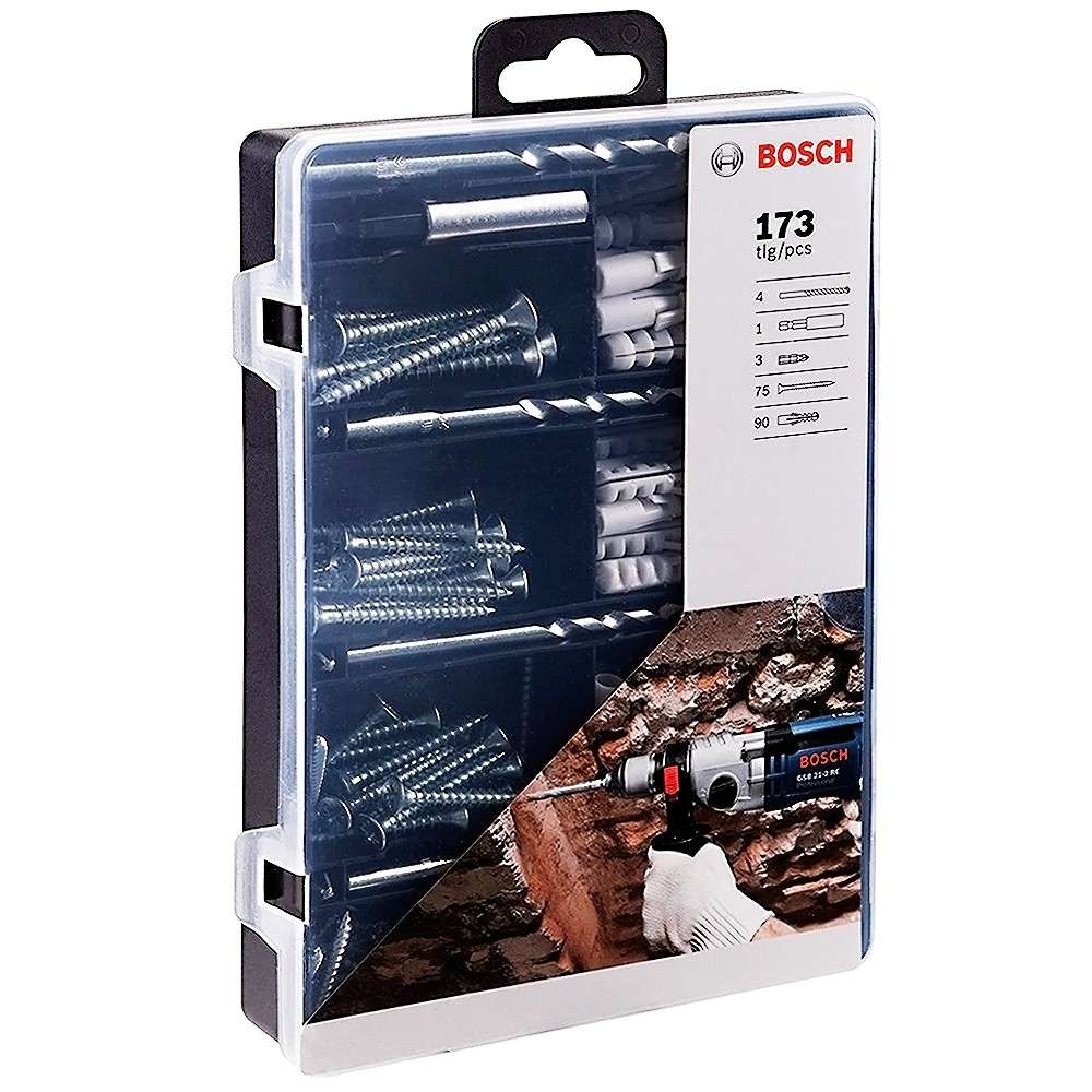 Kit Ferramentas Bosch 173 Peças: Solução Completa!