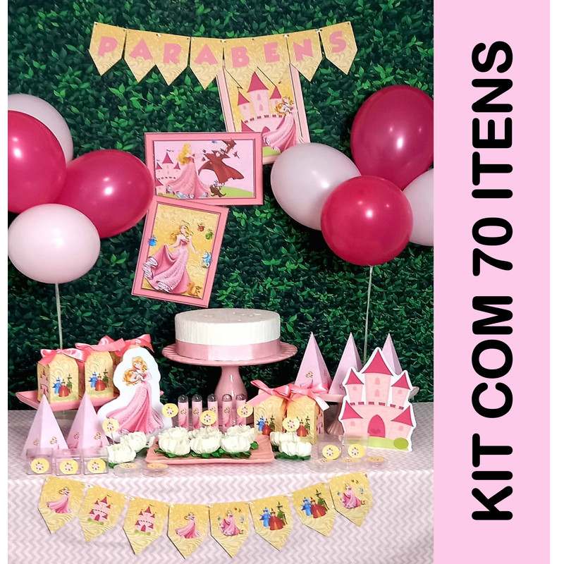 Kit Festa Bela Adormecida: 70 Itens Mágicos!