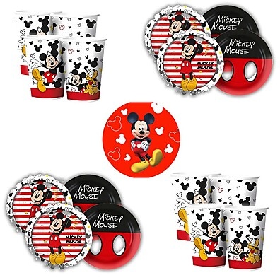 Kit Festa Mickey: 32 Peças para Celebrar!