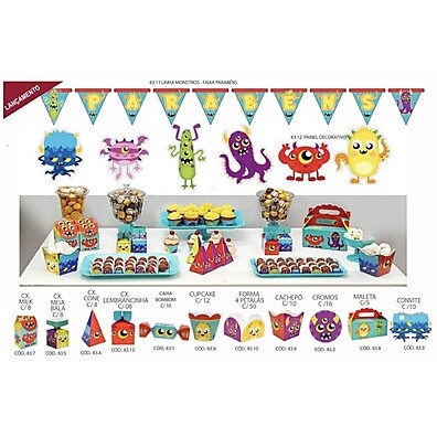 Kit Festa Monstros: Decore com Diversão!