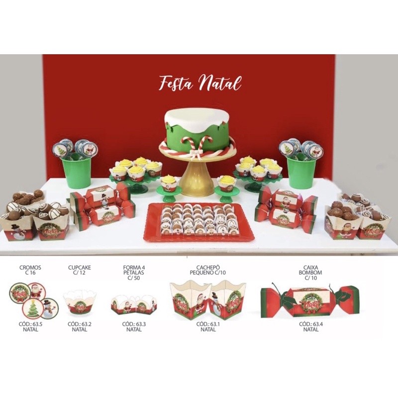 Kit Festa Natal Completo: Celebre!