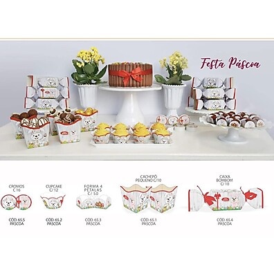 Kit Festa Páscoa Completo – Decore com Tudo que Precisa!