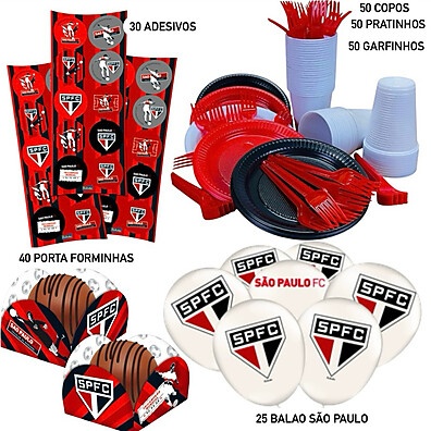 Kit Festa São Paulo FC: 245 Itens!